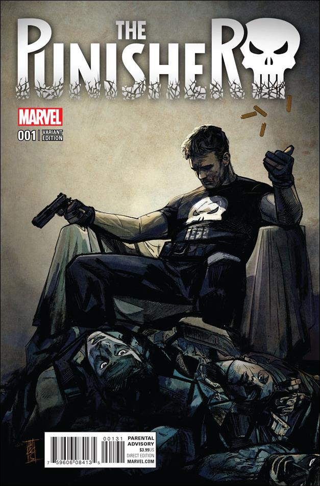 Punisher (2016) issue 1-B Alex Maleev 1:25 Cover
