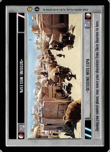 Star Wars: Tatooine Limited (Base Set) card 92 Tatooine: Mos Espa