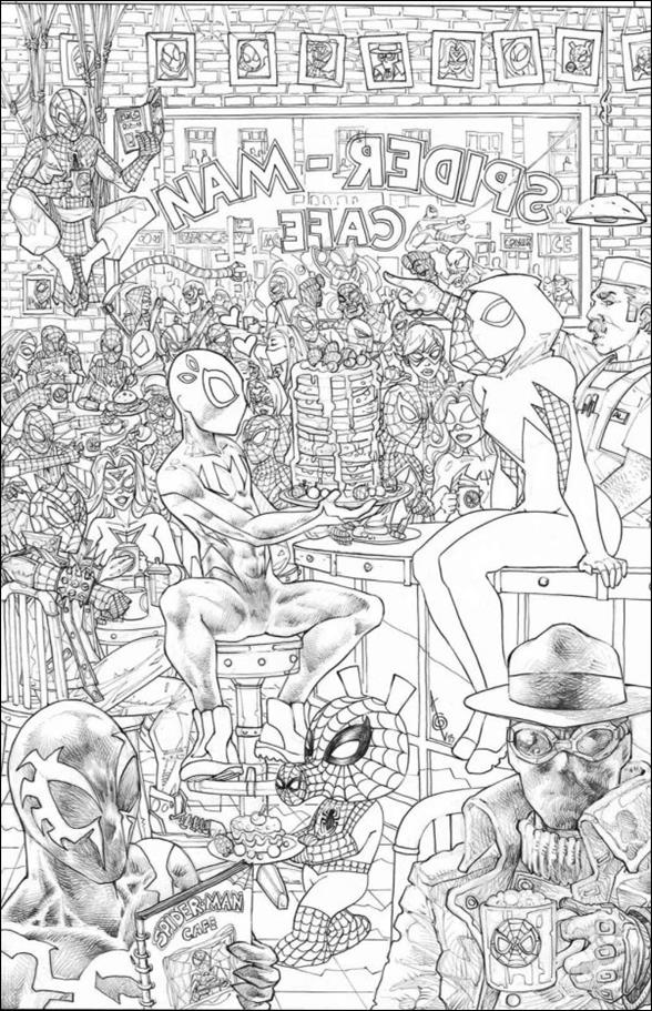 Spider-Man (2022) issue 11-G Alan Quah Jonathan Comics B&W Virgin Cover