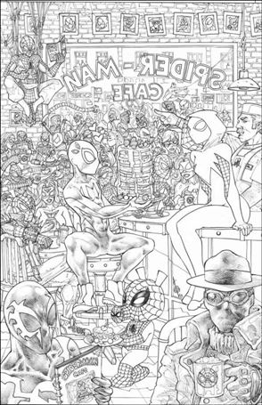 Spider-Man (2022) issue 11-G Alan Quah Jonathan Comics B&W Virgin Cover