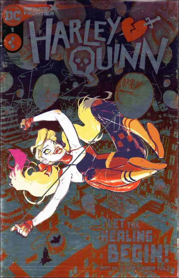 Harley Quinn (2021) issue 1-M Riley Rossmo Wondercon Foil Cover