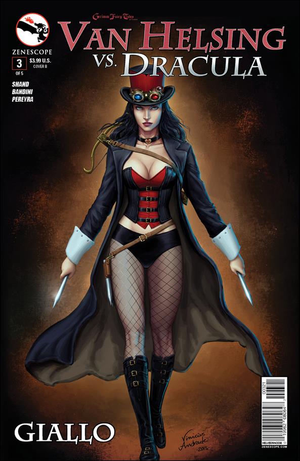 Grimm Fairy Tales Presents Van Helsing vs Dracula issue 3-B Vinicius Andrade Cover