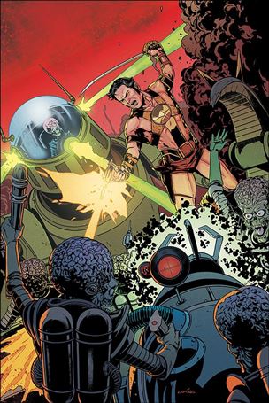 Warlord of Mars Attacks issue 4-H Marc Laming 1:40 Virgin Cover
