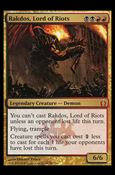Magic the Gathering: Return to Ravnica (Base Set) card 187 Rakdos, Lord of Riots