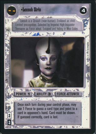 Star Wars: Premiere Limited (Base Set) card 169 Leesub Sirin