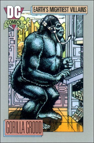 DC Cosmic Cards (Base Set) card 96 Gorilla Grodd