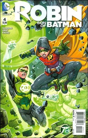 Robin: Son of Batman issue 4-B Howard Porter Green Lantern 75th Anniversary Cover