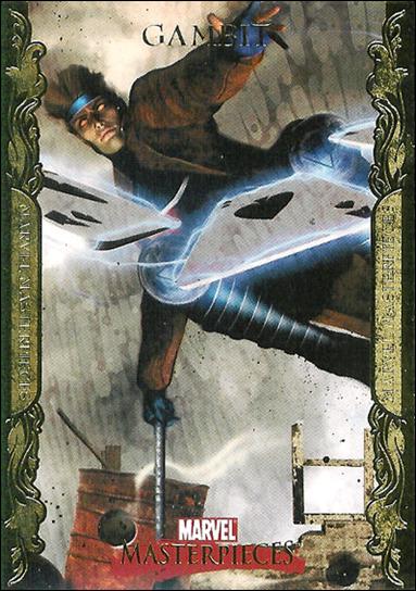 2007 Marvel Masterpieces (Parallel Gold Border Base Set) card 31 Gambit