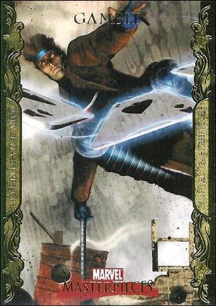 2007 Marvel Masterpieces (Parallel Gold Border Base Set) card 31 Gambit