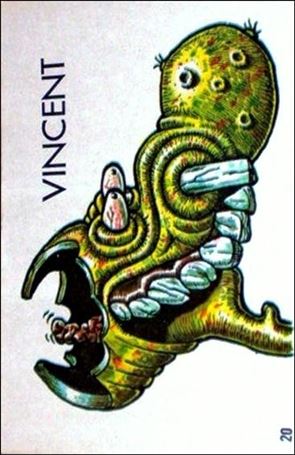 Ugly Stickers (1965) (Base Set) card 20-D Vincent