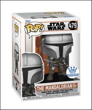 POP! Star Wars figure 479 The Mandalorian with Beskar Staff
