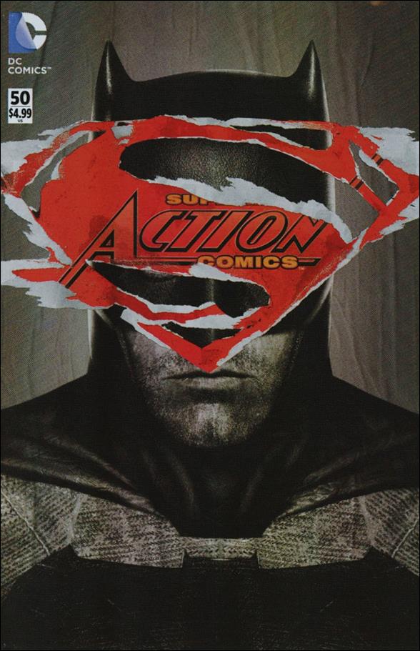 Action Comics (2011) issue 50-B Polybagged Martin Ansin Batman v Superman Cover