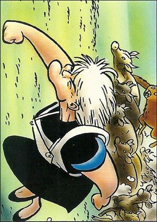 Bone: Series 1 (Base Set) card 86 Gran'ma Takes the Lead
