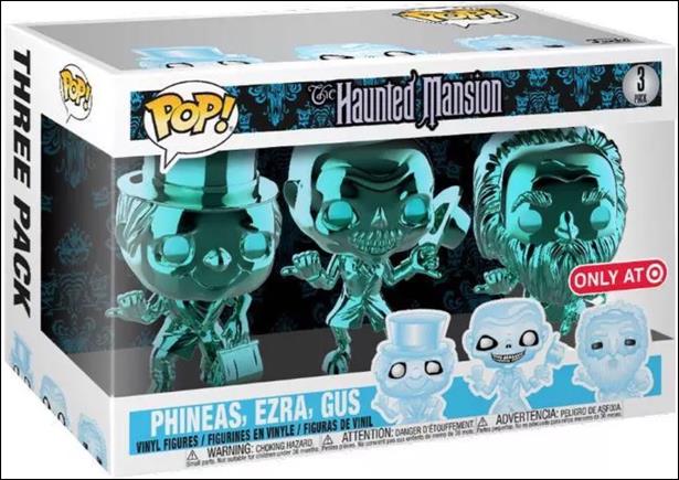 POP! Disney Multi-Packs figure nn26 Phineas, Ezra, Gus (Chrome) Target Exclusive