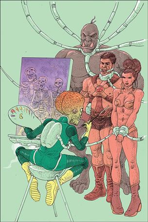 Warlord of Mars Attacks issue 4-E Ramon Villalobos 1:10 Virgin Cover