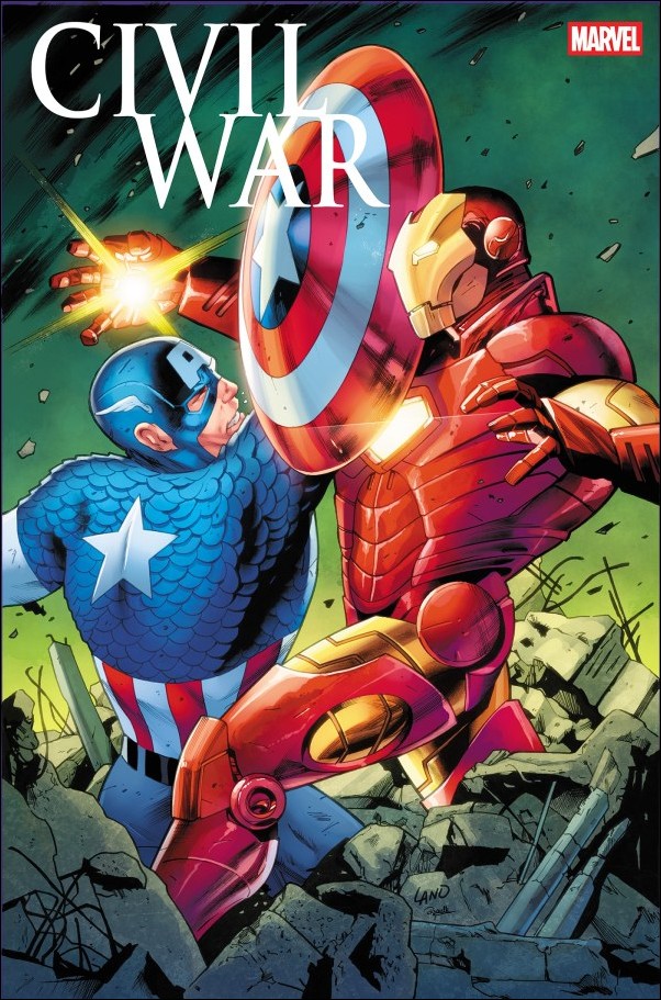 Civil War (2006) issue 1-M Facsimile Edition 2025 Greg Land 1:25 Cover