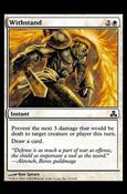 Magic the Gathering: Guildpact (Base Set) card 21 Withstand