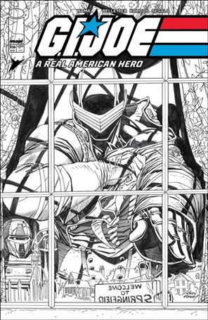 G.I. Joe: A Real American Hero (2023) issue 316-B Andy Kubert B&W Cover