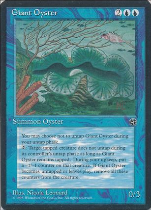 Magic the Gathering: Homelands (Base Set) card 28 Giant Oyster