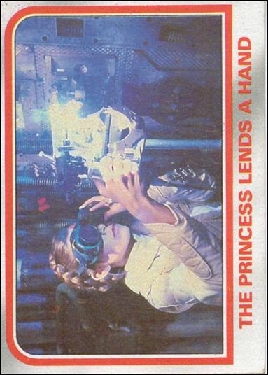 Star Wars: The Empire Strikes Back: Series 1 (Base Set) card 64 The Princess Lends a Hand