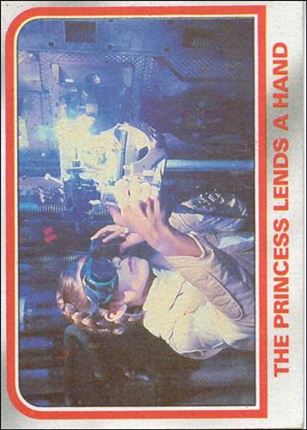 Star Wars: The Empire Strikes Back: Series 1 (Base Set) card 64 The Princess Lends a Hand