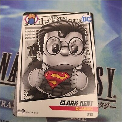 DC Comics Ooshies Collector Cards: Series 2 card 12 Clark Kent: Classic