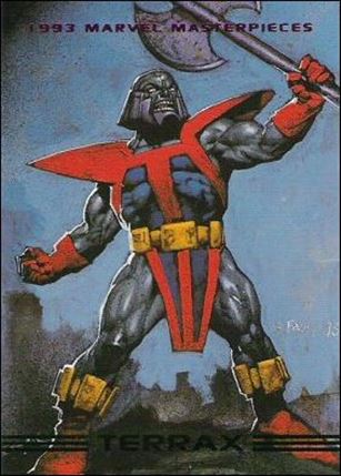 1993 Marvel Masterpieces (Base Set) card 88 Terrax