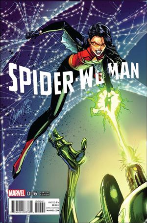 Spider-Woman (2016) issue 6-B J. Scott Campbell Connecting Cover