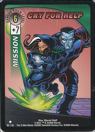 X-Men Trading Card Game (Base Set) card 92 Cry for Help