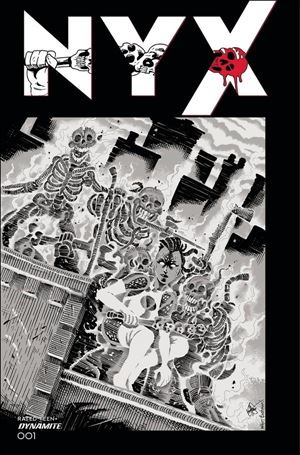 Nyx (2021) issue 1-K Ken Haeser 1:11 Spot Color Cover