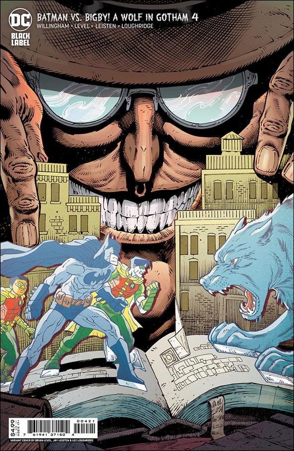 Batman vs Bigby! A Wolf in Gotham issue 4-B Brian Level Cardstock Cover