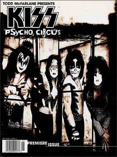 Todd McFarlane Presents: Kiss Psycho Circus issue 1 Magazine Sized - Photo Cover
