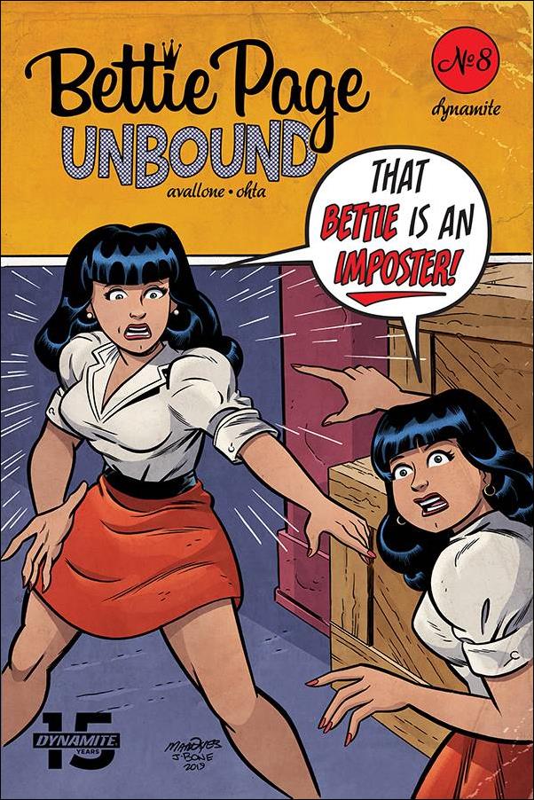 Bettie Page: Unbound issue 8-C Anthony Marques Cover