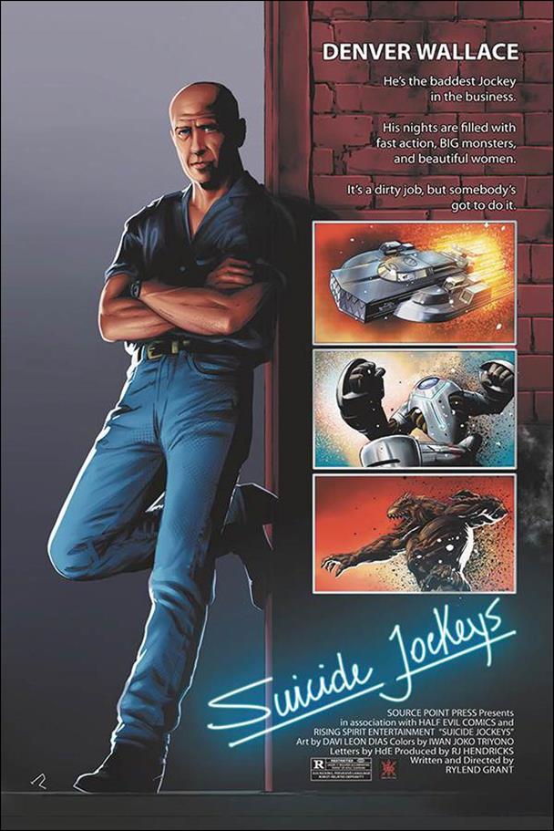 Suicide Jockeys issue 1-B Fabio Alves Cover