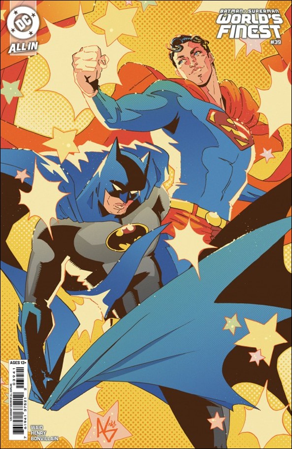 Batman/Superman: World's Finest issue 39-D A. L. Kaplan 1:25 Cardstock Cover