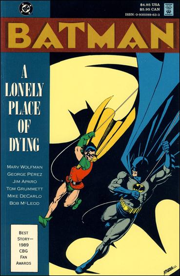 Batman: A Lonely Place of Dying issue 1-B