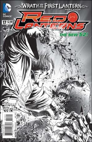 Red Lanterns issue 17-B 1:25 Sketch Cover