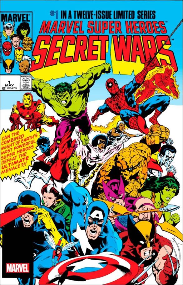Marvel Super Heroes Secret Wars issue 1-H Facsimile Edition (2024) Foil Cover