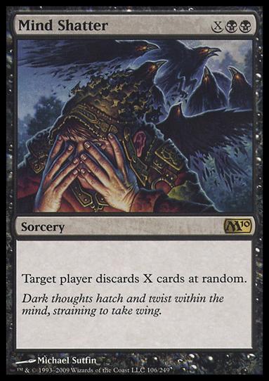 Magic the Gathering: 2010 Core Set (Base Set) card 106 Mind Shatter