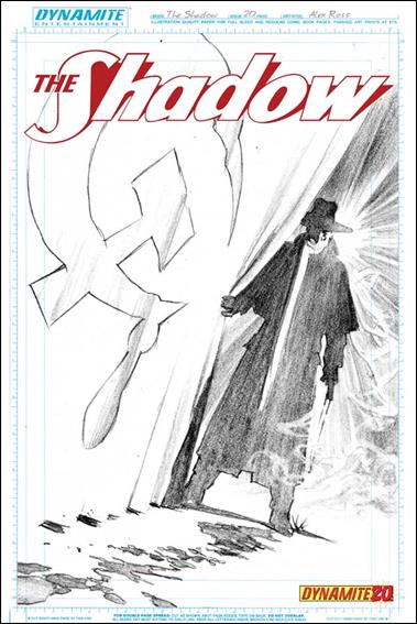 Shadow (2012) issue 20-E Alex Ross 1:xx Sketch Cover