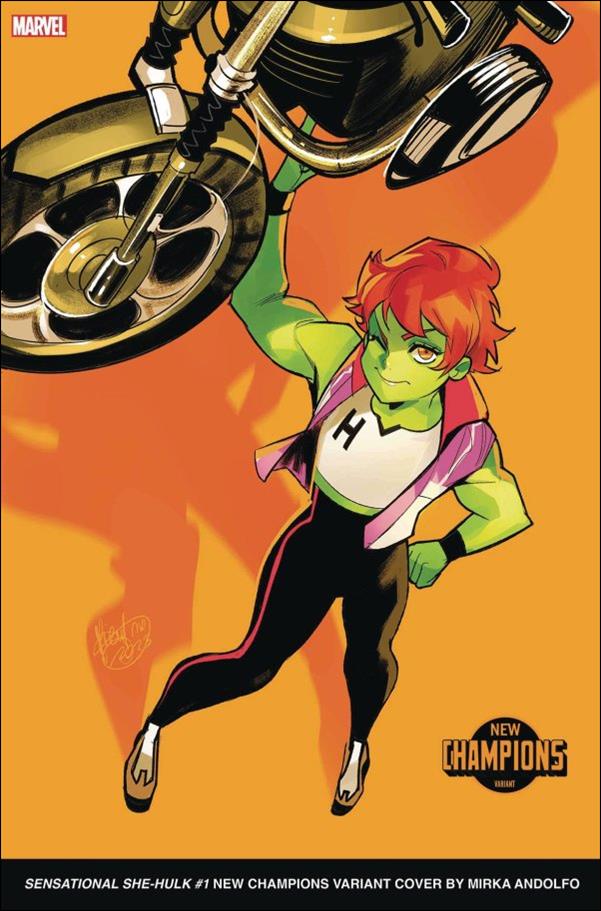Sensational She-Hulk (2023) issue 1-B Mirka Andolfo New Champions Cover