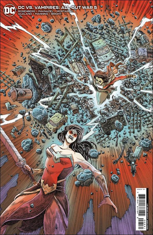 DC vs Vampires: All-Out War issue 5-C James Stokoe 1:25 Cardstock Cover