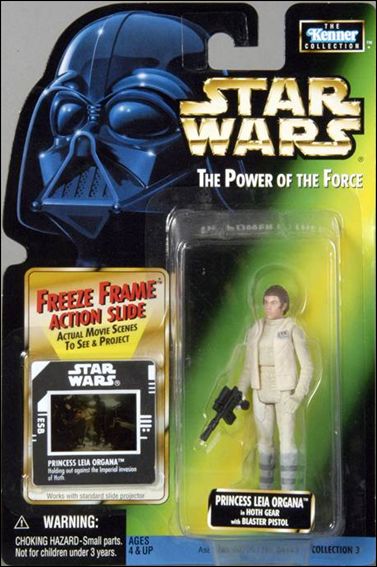 Star Wars: The Power of the Force 2 3 3/4" Basic Action Figures figure 81 Princess Leia Organa (Hoth Gear) w/ Freeze Frame
