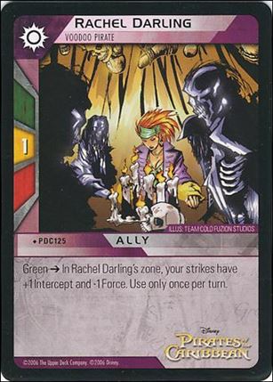 Pirates of the Caribbean - Dead Man's Chest (Base Set) card PDC125 Rachel Darling - Voodoo Pirate