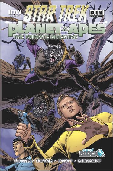 Star Trek/Planet of the Apes: The Primate Directive issue 1-H Rachael Stott Nerd Block Cover
