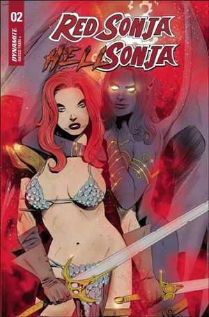 Red Sonja / Hell Sonja issue 2-D Drew Moss Cover