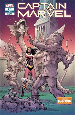 Captain Marvel (2019) issue 28-B Carlos Pacheco Heroes Reborn Cover