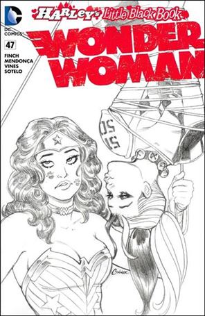 Wonder Woman (2011) issue 47-E Unbagged Amanda Conner Sketch Cover