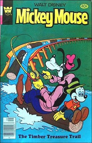 Walt Disney's Mickey Mouse issue 199-B Whitman Cover