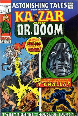 Astonishing Tales (1970) issue 6-B UK Price Cover
